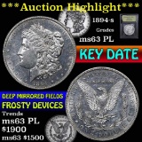 ***Auction Highlight*** 1894-s Morgan Dollar $1 Graded Select Unc PL By USCG (fc)