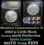 2007-p Little Rock School Desegregation Modern Commem Dollar $1 Graded ms70, Perfection by USCG