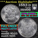 ***Auction Highlight*** 1883-o Morgan Dollar $1 Graded GEM+ Unc By USCG (fc)