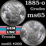 1885-o Morgan Dollar $1 Grades GEM Unc (fc)