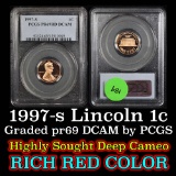 PCGS 1997-s Lincoln Cent 1c Graded pr69 DCAM by PCGS