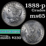 1888-p Vam 10, R5 Morgan Dollar $1 Grades GEM Unc (fc)