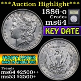 ***Auction Highlight*** 1886-o Morgan Dollar $1 Graded Choice Unc by USCG (fc)