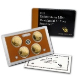 2011 United States Mint Presidential Dollar Proof Set - 4 pc set