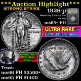 ***Auction Highlight*** 1926-p Standing Liberty Quarter 25c Graded GEM+ FH By USCG (fc)