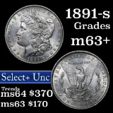 1891-s Morgan Dollar $1 Grades Select+ Unc (fc)