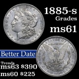 1885-s Morgan Dollar $1 Grades BU+ (fc)