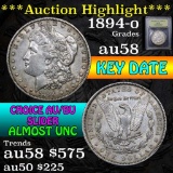 ***Auction Highlight*** 1894-o Morgan Dollar $1 Graded Choice AU/BU Slider by USCG (fc)