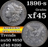 1896-s Morgan Dollar $1 Grades xf+