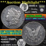 ***Auction Highlight*** 1898-s Morgan Dollar $1 Graded Select Unc+ DMPL By USCG (fc)
