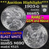 ***Auction Highlight*** 1903-o Morgan Dollar $1 Graded GEM Unc By USCG (fc)