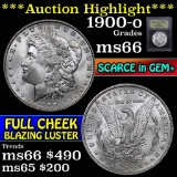 ***Auction Highlight*** 1900-o Morgan Dollar $1 Graded GEM+ Unc by USCG (fc)