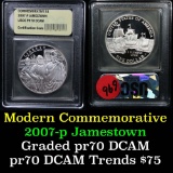 2007-P Jamestown Modern Commem Dollar $1 Graded GEM++ Proof Deep Cameo by USCG