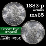 1883-p Morgan Dollar $1 Grades GEM Unc (fc)