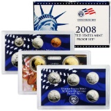 2008 United States Mint Proof Set - 14 Pieces - Extremely low mintage, hard to find