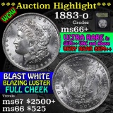 ***Auction Highlight*** 1883-o Morgan Dollar $1 Graded GEM++ Unc By USCG (fc)