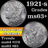 1921-s Morgan Dollar $1 Grades Select+ Unc