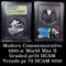 1993-p WWII Modern Commem Half Dollar 50c Graded GEM++ Proof Deep Cameo by USCG