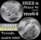 1922-s Peace Dollar $1 Grades Choice Unc (fc)