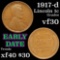 1917-d Lincoln Cent 1c Grades vf++
