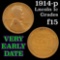 1914-p Lincoln Cent 1c Grades f+