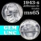 1943-s Jefferson Nickel 5c Grades GEM Unc
