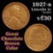 1927-s Lincoln Cent 1c Grades vf++