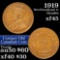 1919 Newfoundland Canadian penny 1c Grades xf+