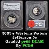 PCGS 2005-s Jefferson Nickel 5c  Graded pr69 DCAM by PCGS
