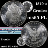 1879-s Morgan Dollar $1 Grades GEM Unc PL (fc)
