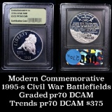 1995-S Civil War Modern Commem Dollar $1 Graded GEM++ Proof Deep Cameo by USCG