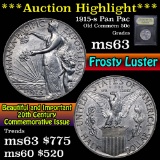 ***Auction Highlight*** 1915-s Pan Pac Old Commem Half Dollar 50c Graded Select Unc by USCG (fc)
