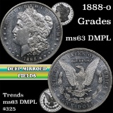 1888-o Morgan Dollar $1 Grades Select Unc DMPL (fc)