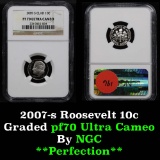 NGC 2009-s Roosevelt Dime  10c Graded pr70 DCAM by NGC