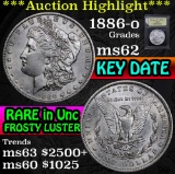 ***Auction Highlight*** 1886-o Morgan Dollar $1 Graded Select Unc by USCG (fc)