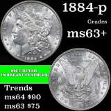 1884-p Morgan Dollar $1 Grades Select+ Unc