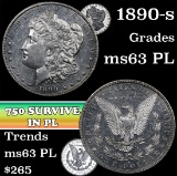 1890-s Morgan Dollar $1 Grades Select Unc PL (fc)