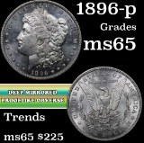 1896-p Morgan Dollar $1 Grades GEM+ Unc (fc)