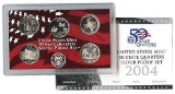 2004 United States Quarters Silver Proof Set - 5 pc set