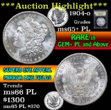 ***Auction Highlight*** 1904-o Morgan Dollar $1 Graded GEM+ PL by USCG (fc)