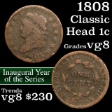 1808 Classic Head Large Cent 1c Grades vg, very good