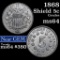 1868 Shield Nickel 5c Grades Choice Unc