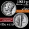 1921-p Mercury Dime 10c Grades vf, very fine