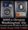 PCGS 2005-s Oregon Washington Quarter 25c Graded pr69 DCAM by PCGS