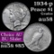 1934-p Peace Dollar $1 Grades Choice AU/BU Slider