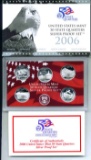 2006 United States Quarters Silver Proof Set - 5 pc set