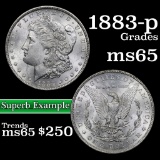 1883-p Morgan Dollar $1 Grades GEM Unc (fc)