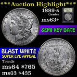 ***Auction Highlight*** 1889-s Morgan Dollar $1 Graded Select+ Unc by USCG (fc)
