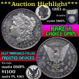 ***Auction Highlight*** 1881-o Morgan Dollar $1 Graded Choice Unc DMPL by USCG (fc)