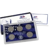 2001 United States Mint Proof Quarters 5 pc set  Proof Set